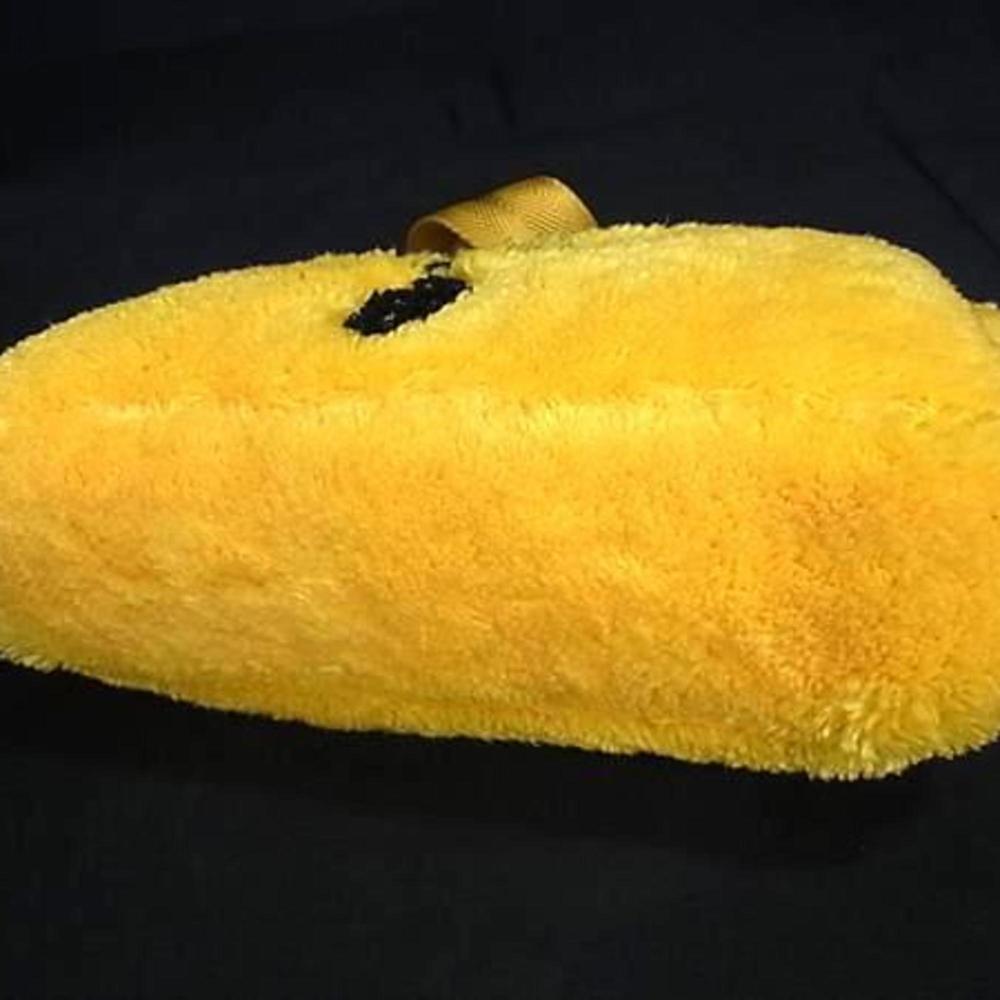 PRADA Terry Mini Handbag ReEdition2000 1NE515 Yellow Black Pile Women's - Picture 5 of 7